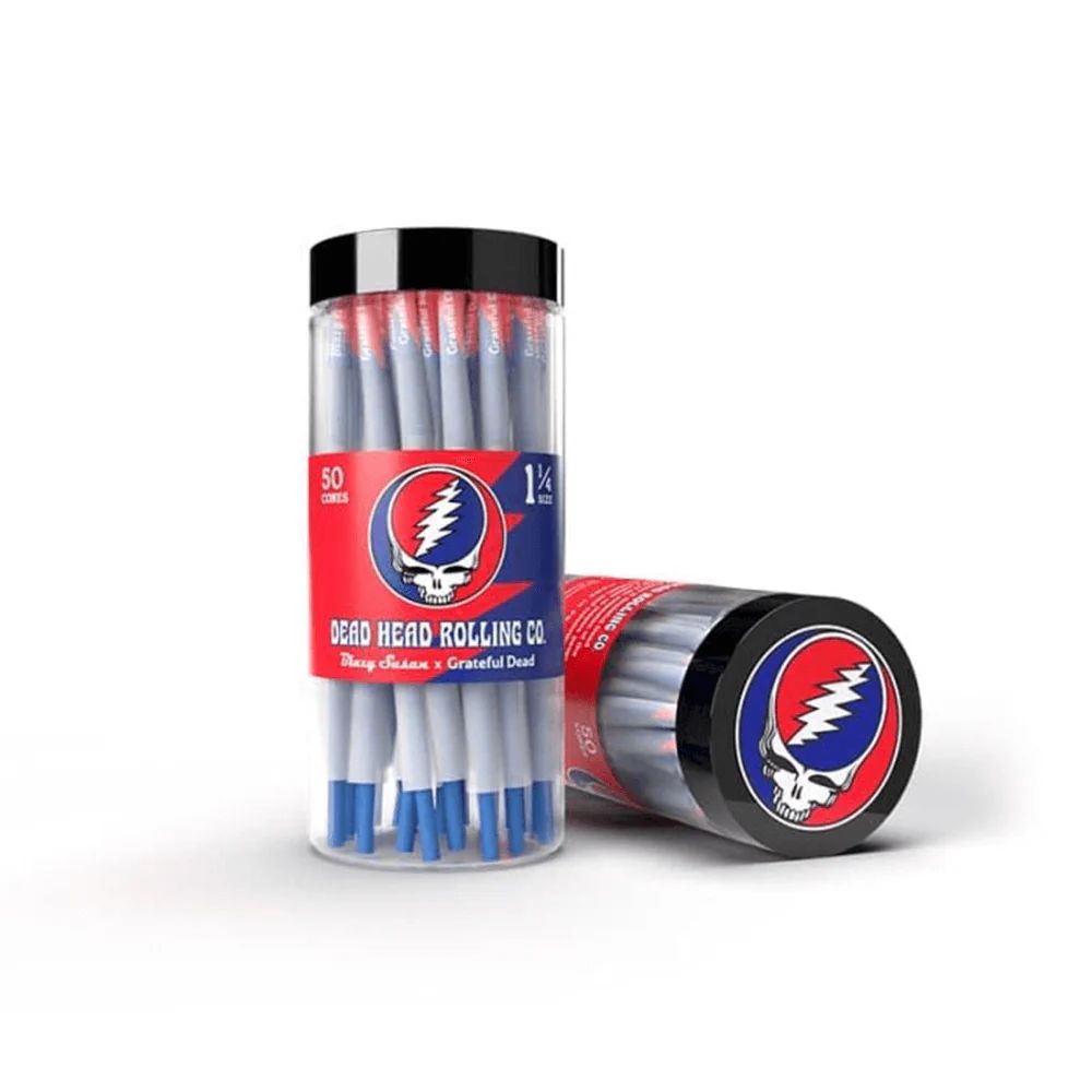 Blazy Susan Grateful Dead Cones (50 Cone Jar) 1¼”