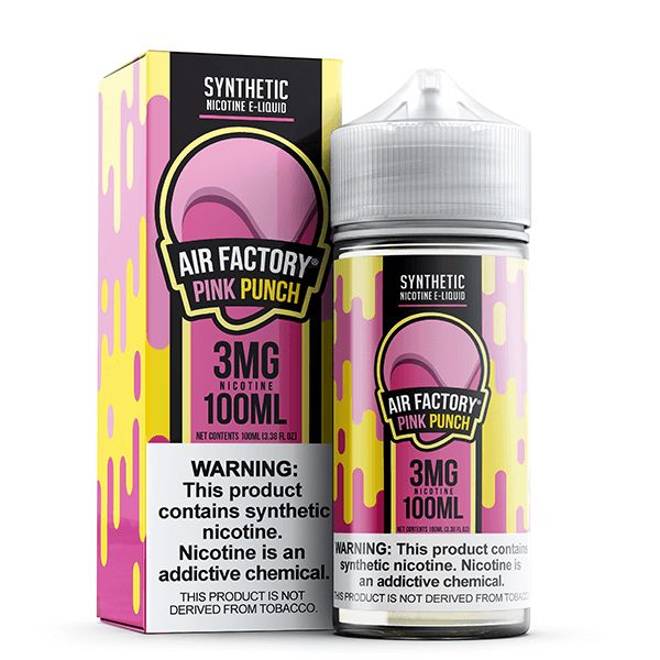 Air Factory TFN - Pink Punch - 100mL - 3mg with Packaging