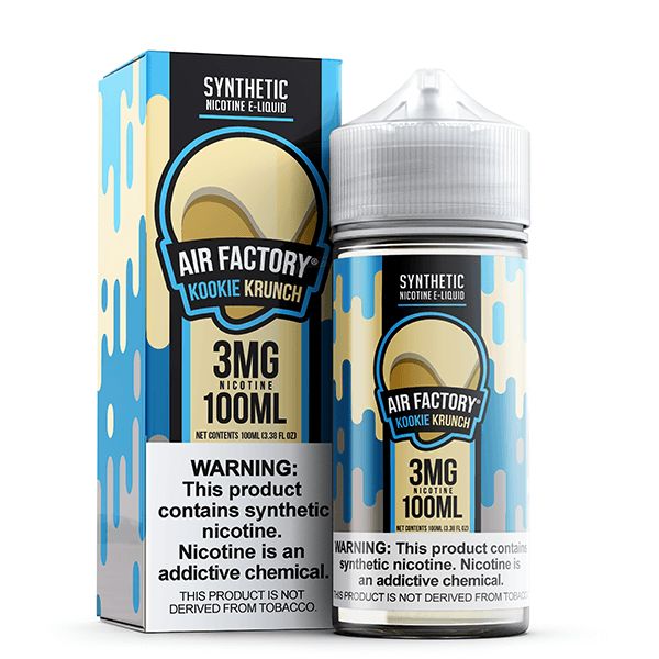 Air Factory TFN - Vanilla Crunch Kookie Krunch - 100mL - 3mg with Packaging
