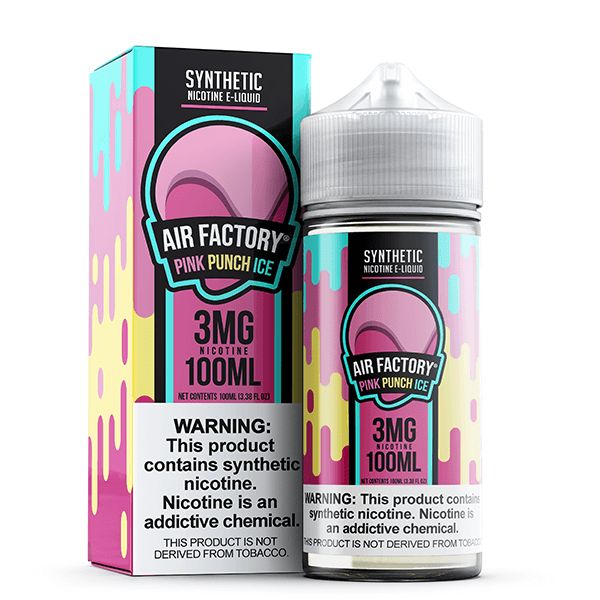 Air Factory TFN - Pink Punch Ice - 100mL - 3mg with Packaging