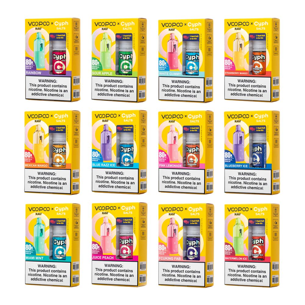 Voopoo Navi 80K Refill Pack Replacement Pod + Cyph 30mL Salts Bundle thumbnail