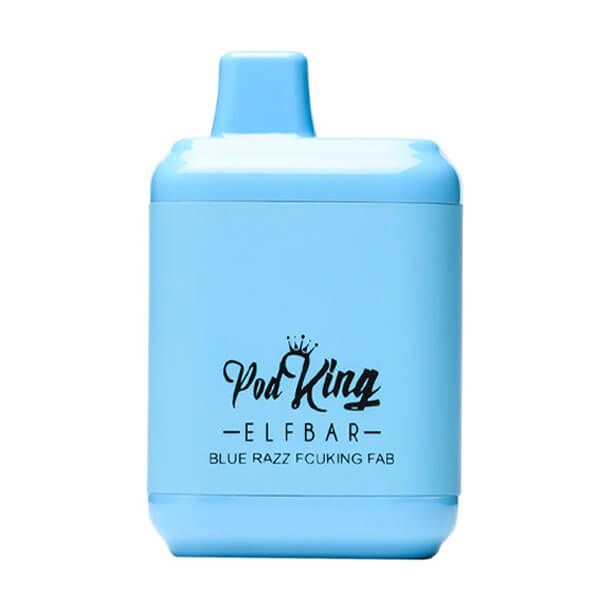 Elf Bar Pod King XC5000 Disposable Blue Razz Fcuking Fab