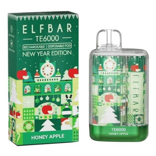 Elf Bar 6K Disposable - Honey Apple with packaging
