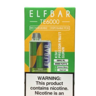 Elf Bar 6K Disposable - Kiwi Passionfruit Guava with packaging