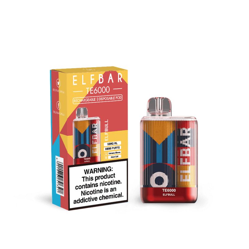 Elf Bar 6K Disposable - Elf Bull with packaging