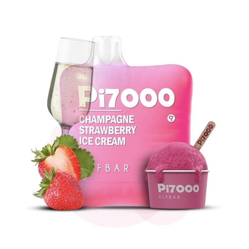 Elf Bar 7K Disposable Champagne Strawberry Ice Cream