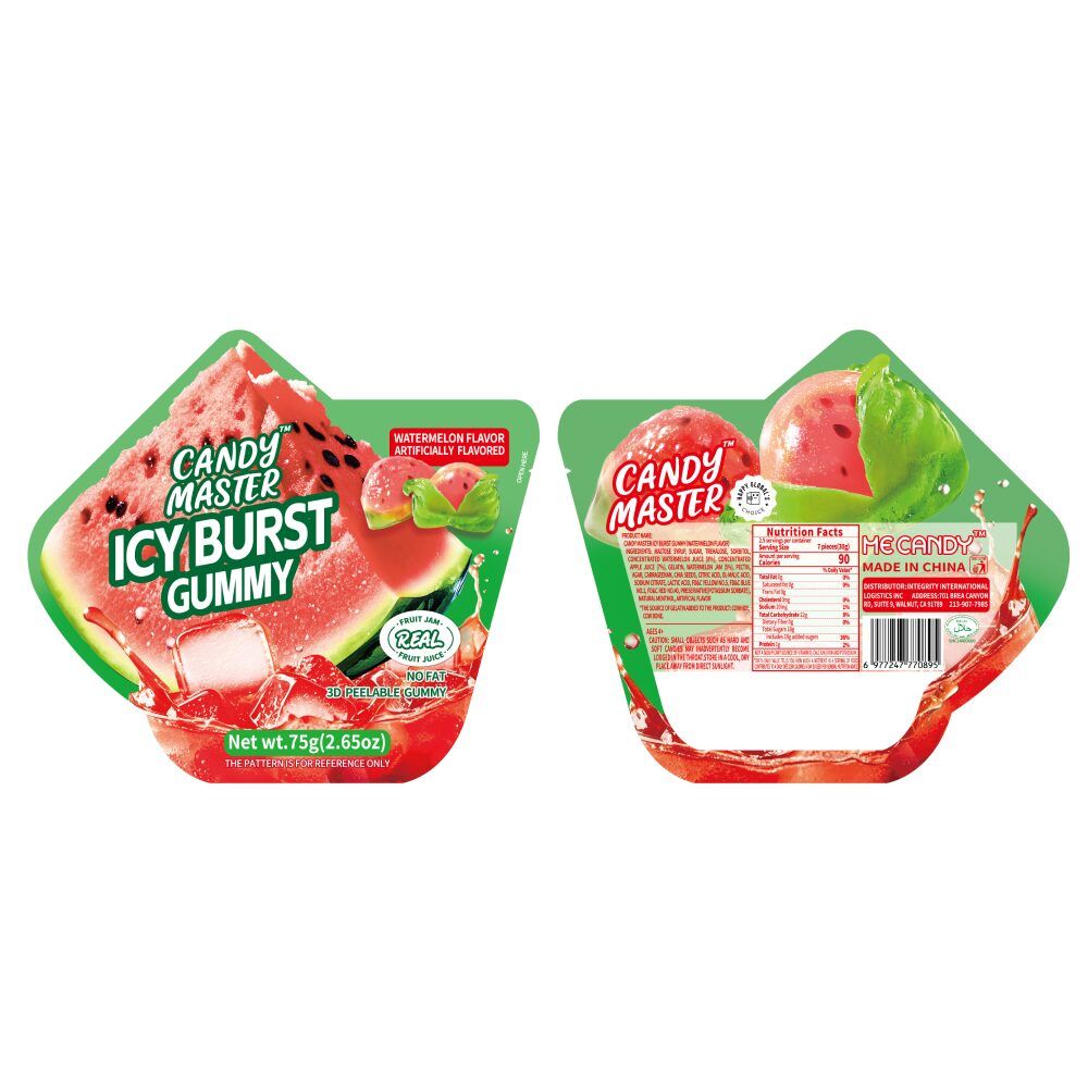 Candy Master - Icy Burst (Gummy Candy) Watermelon packaging