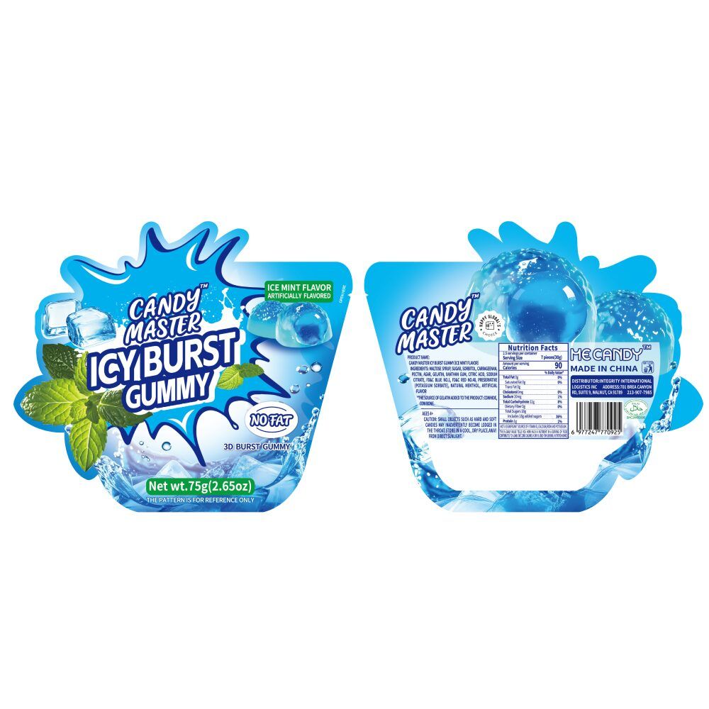 Candy Master - Icy Burst (Gummy Candy) Ice Mint packaging