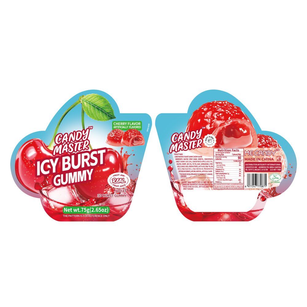 Candy Master - Icy Burst (Gummy Candy) Cherry packaging