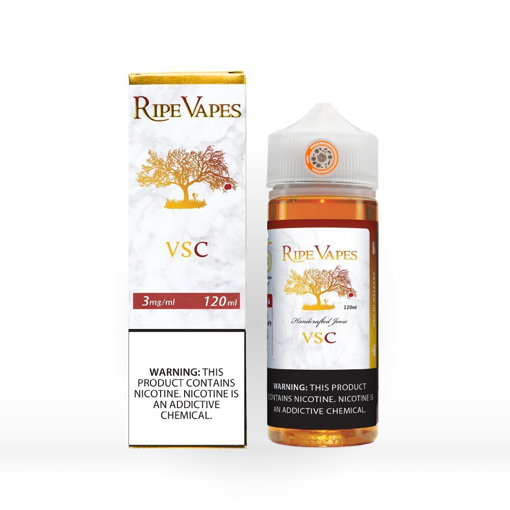 Ripe Vapes - VSC - 120mL with packaging
