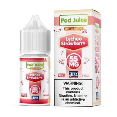 Pod Juice - Lychee Strawberry - 30mL Salts thumbnail