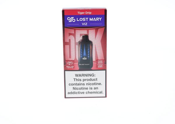 Lost Mary VIZ 55K Disposable Tiger DRip