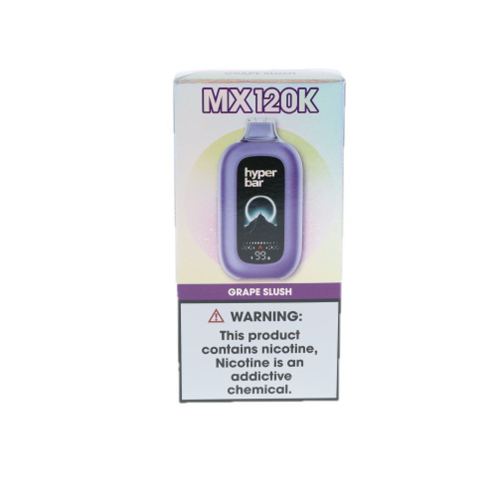 Hyper Bar MX120K Disposable Grape Slush