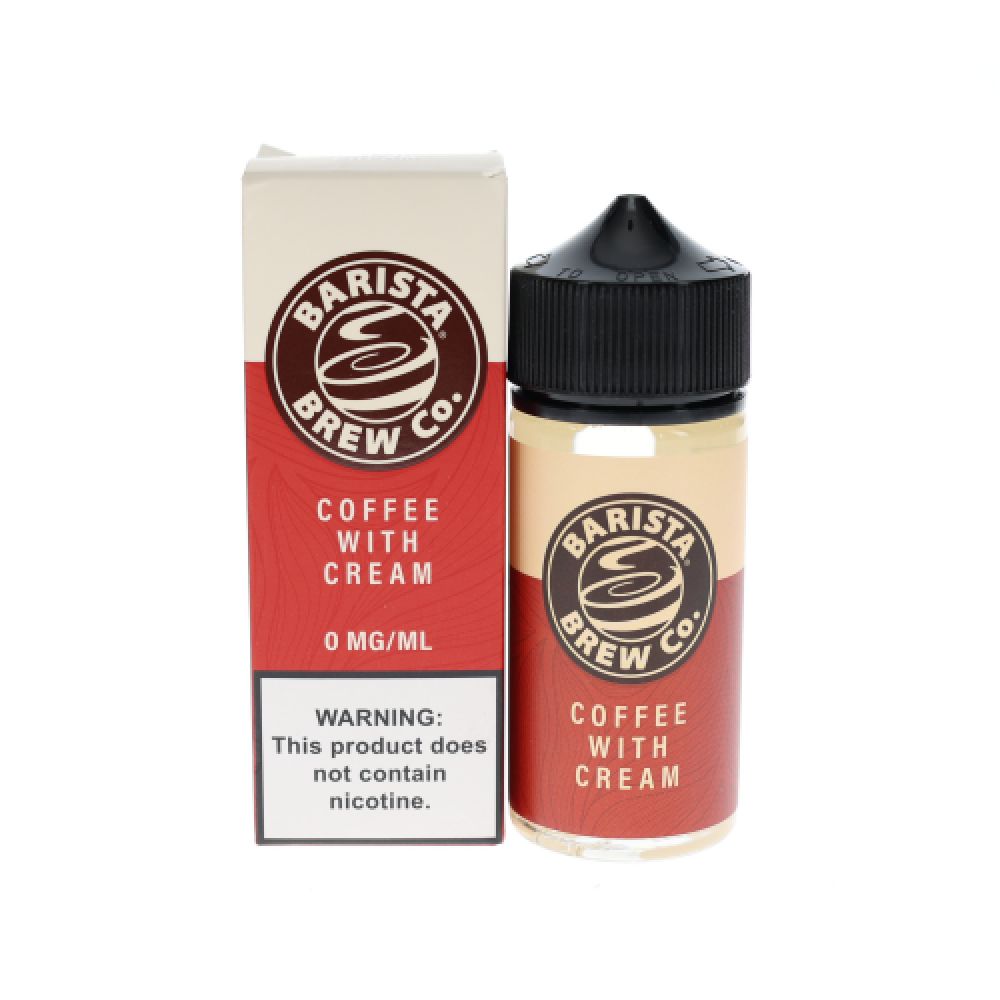 Coffee With Cream Barista Brew 100mL 0mg with packaging