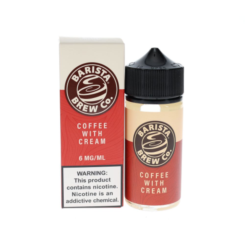 Coffee With Cream Barista Brew 100mL 6mg with packaging