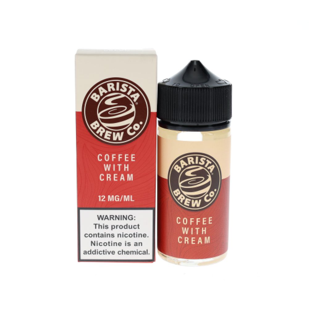 Coffee With Cream Barista Brew 100mL 12mg with packaging
