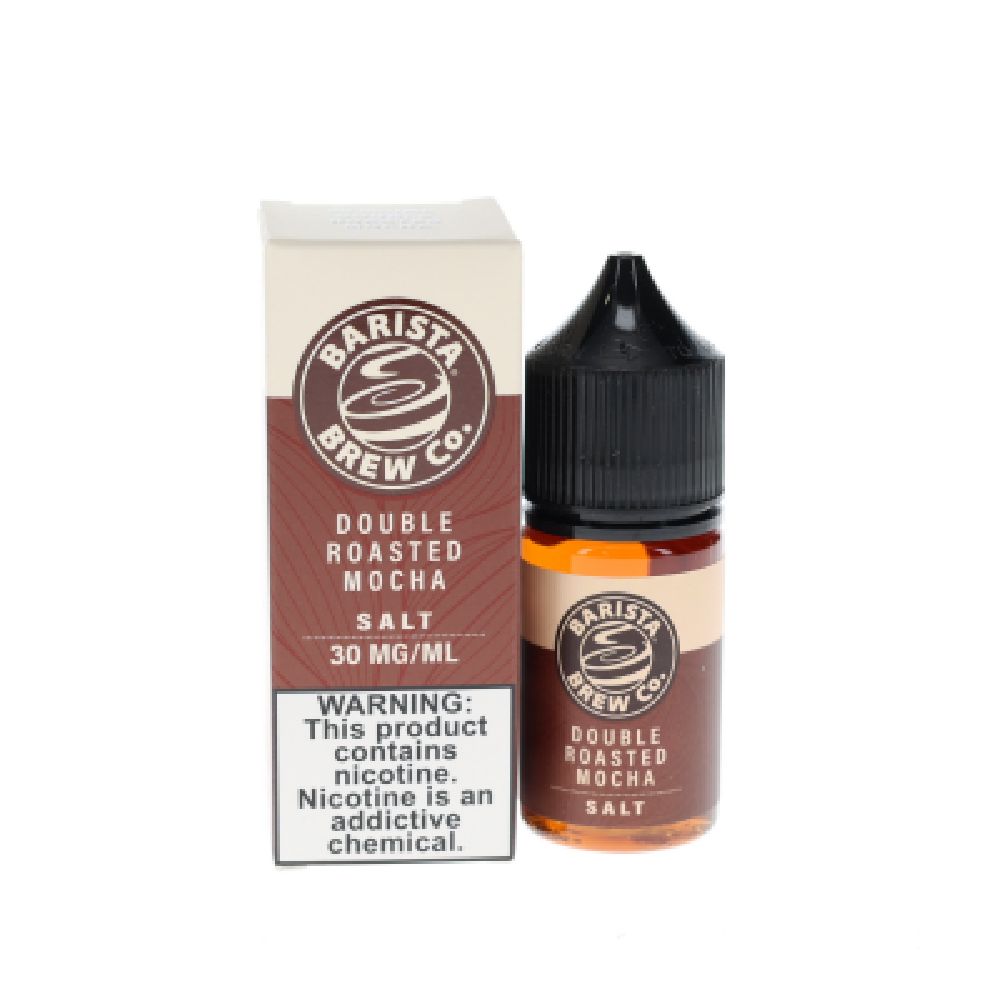 Double Rosted Mocha Barista Brew Salts 30mL 30mg with packaging