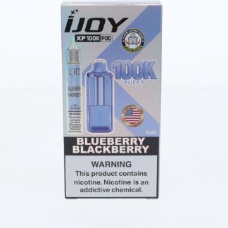 iJoy XP100K Pod Disposable + 15mL (LIQ Salt) Blueberry Blackberry with packaging