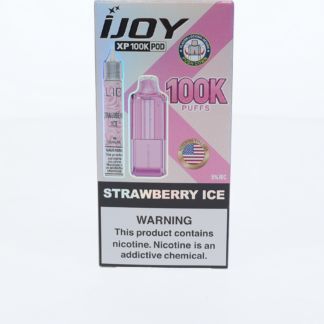 iJoy XP100K Pod Disposable + 15mL (LIQ Salt) Strawberry Ice with packaging
