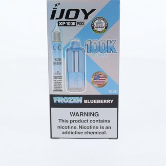 iJoy XP100K Pod Disposable + 15mL (LIQ Salt) Frozen Blueberry with packaging