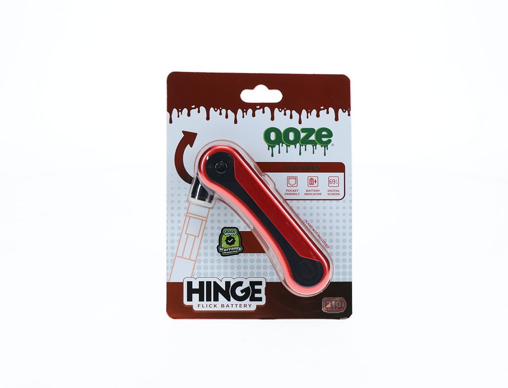 Ooze (510BATT) Hinge Battery USB 210mAh Ruby Red