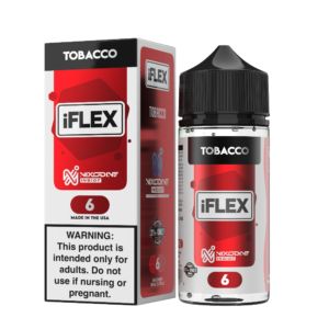 Juice Head iFlex Nixodine - Tobacco - 100mL 6mg with packaging
