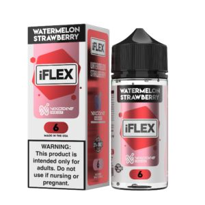 Juice Head iFlex Nixodine - Watermelon Strawberry - 100mL 6mg with packaging