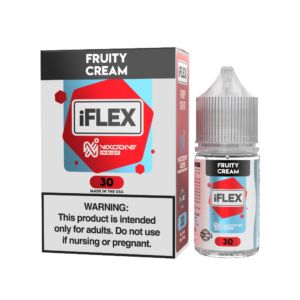 Juice Head iFlex Nixodine - Fruity Cream - 30mL Salts 30mg with packaging