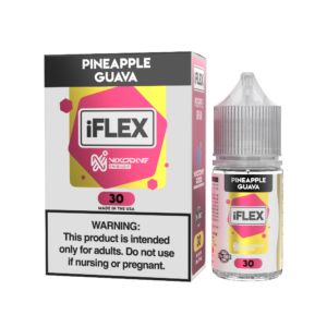 Juice Head iFlex Nixodine - Pineapple Guava - 30mL Salts 30mg with packaging
