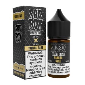 Sadboy - Vanilla Cake - 30mL Salts 28mg with packaging