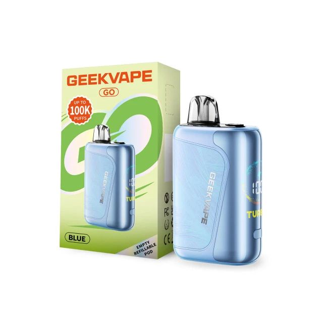 Geekvape Go Pod Kit Blue with packaging