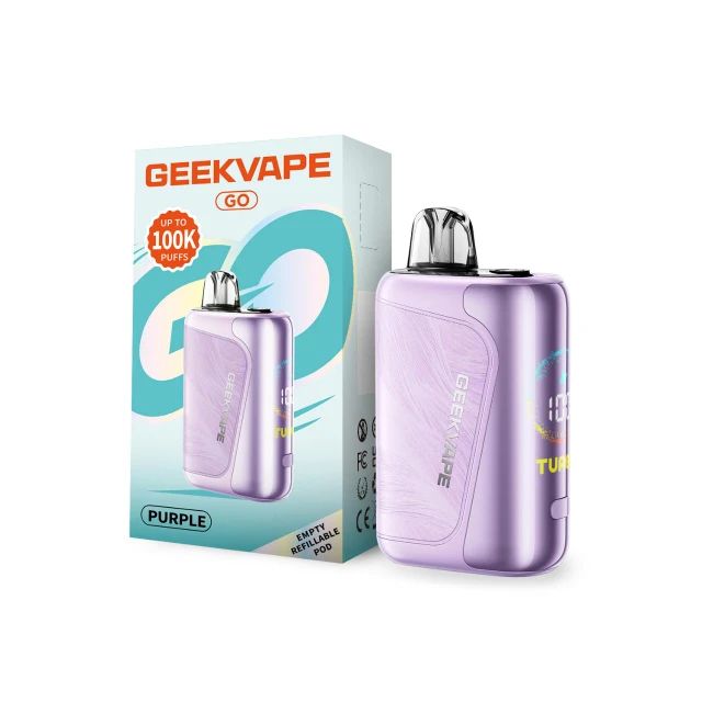 Geekvape Go Pod Kit Purple with packaging
