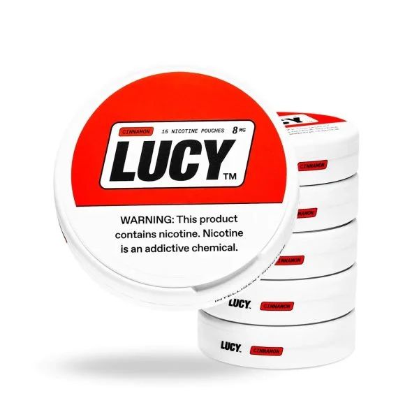 Lucy Nicotine Pouches (5-Can Pack) Cinnamon 8mg