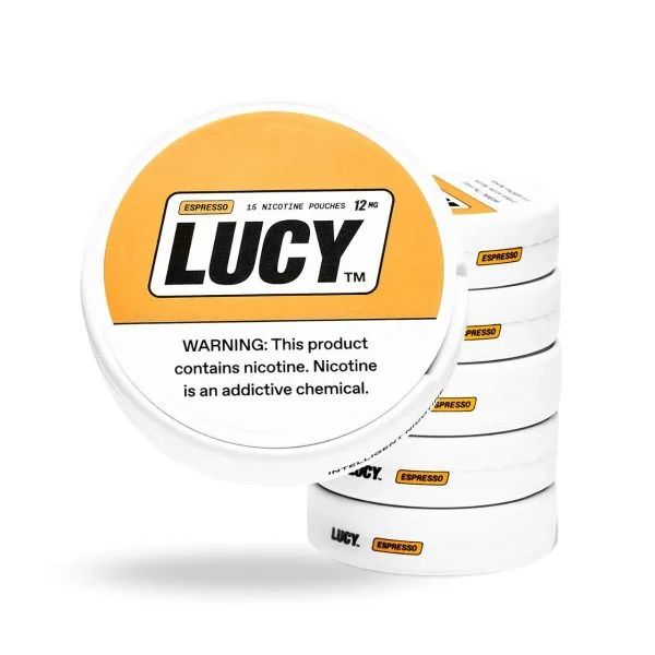Lucy Nicotine Pouches (5-Can Pack) Espresso 12mg