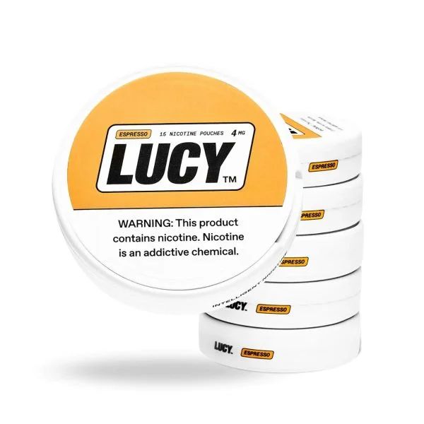 Lucy Nicotine Pouches (5-Can Pack) Espresso 4mg