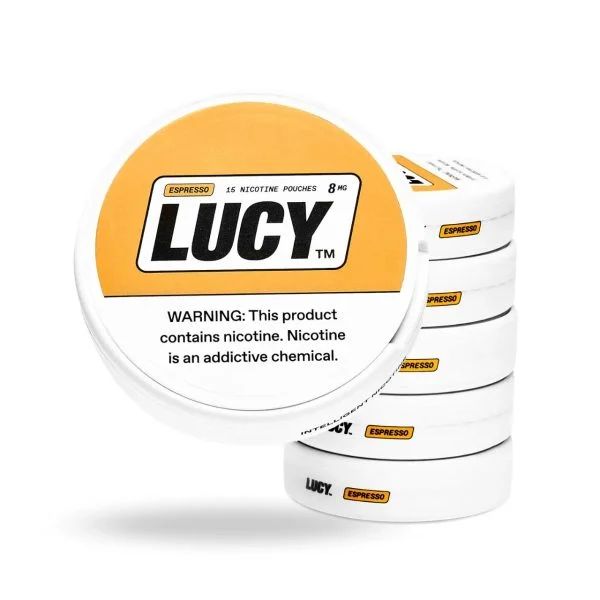 Lucy Nicotine Pouches (5-Can Pack) Espresso 8mg