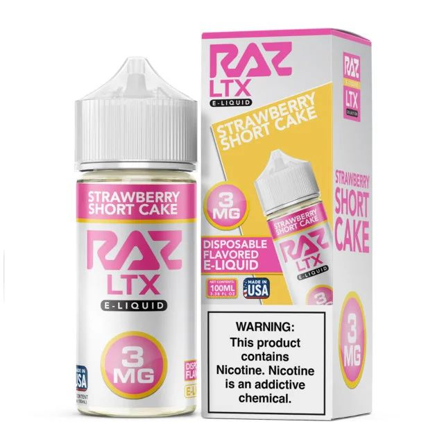 Pod Juice x RAZ LTX Edt. - Strawberry Shortcake - 100mL with packaging