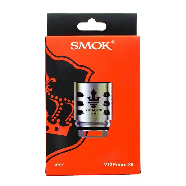 SMOK TFV12 Prince Replacement Coils 3-Pack - 0.15ohm Prince X6 with Packaging