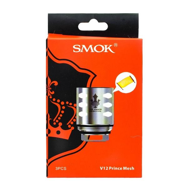 SMOK TFV12 Prince Replacement Coils 3-Pack - 0.15ohm Prince Mesh with Packaging