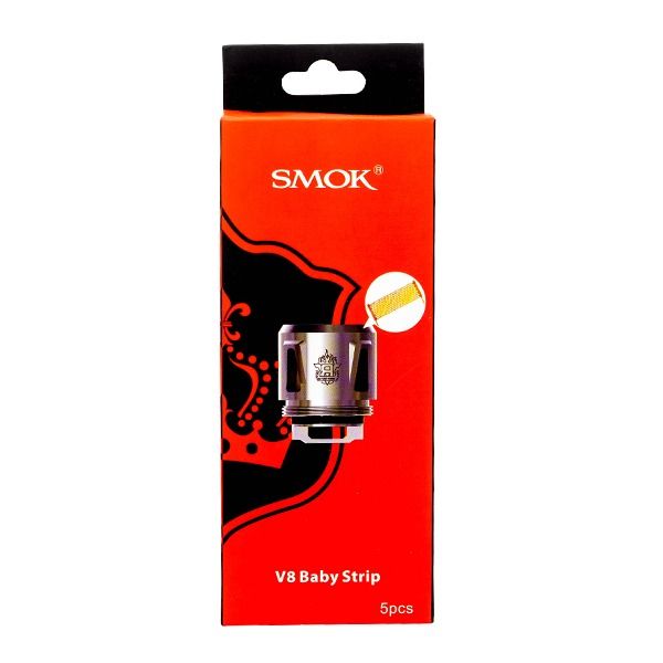 SMOK TFV8 Baby Coils (5-Pack) - Baby Strip 0.15ohm with packaging