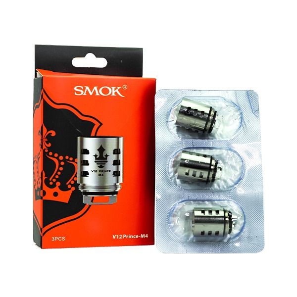 SMOK TFV12 Prince Replacement Coils 3-Pack - 0.17ohm Prince M4 with Packaging