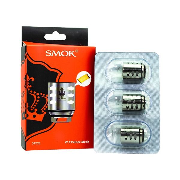 SMOK TFV12 Prince Replacement Coils 3-Pack - 0.15ohm Prince Mesh with Packaging