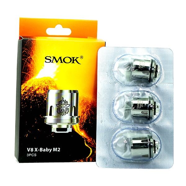 SMOK TFV8 X-Baby Replacement Coils 3-Pack - M2 0.2ohm (3-Pack) with Packaging