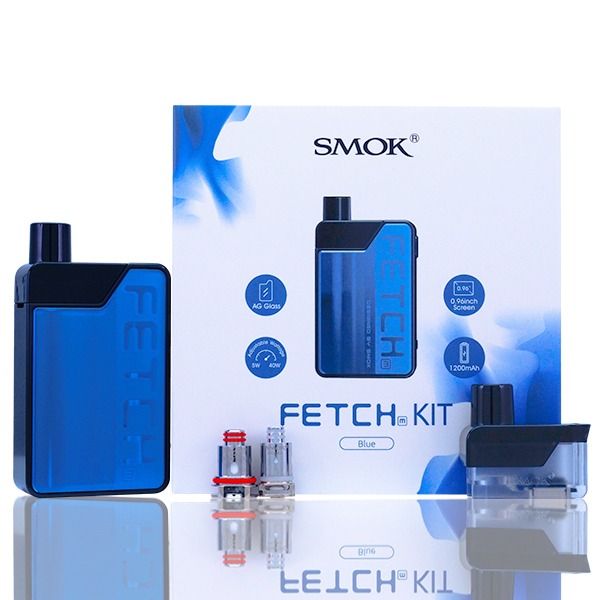 SMOK Fetch Mini Kit (Pod System) - Blue with Packaging