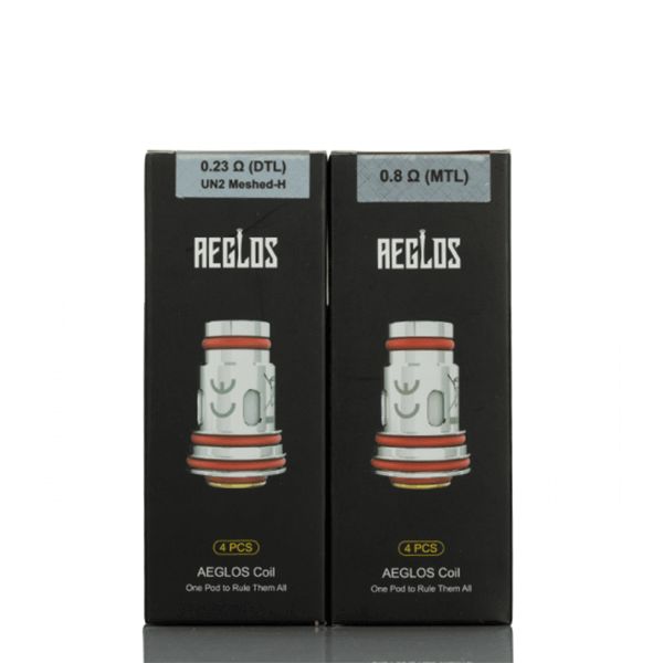 Uwell Nunchaku Replacement Coils 4-Pack - 0.23 and 0.8ohm with Packaging