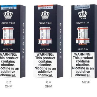 Uwell Nunchaku Replacement Coils 4-Pack - Group Photo with Packaging