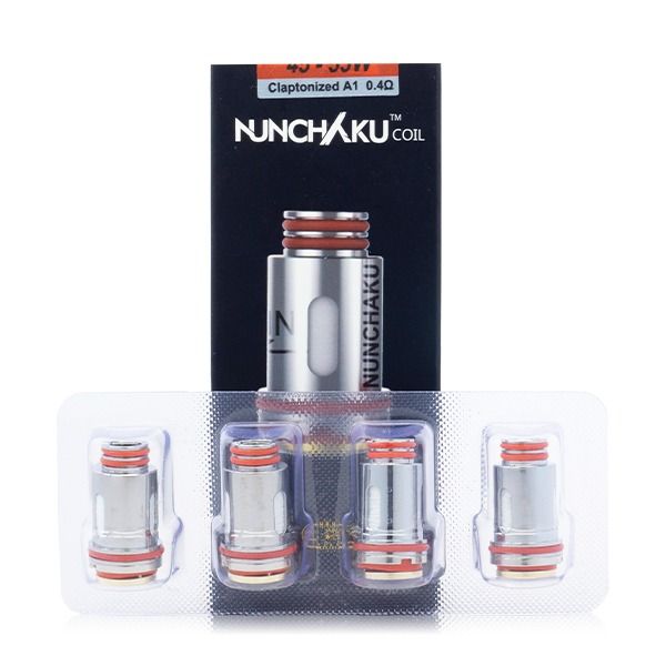 Uwell Nunchaku Replacement Coils 4-Pack - 0.4ohm with Packaging
