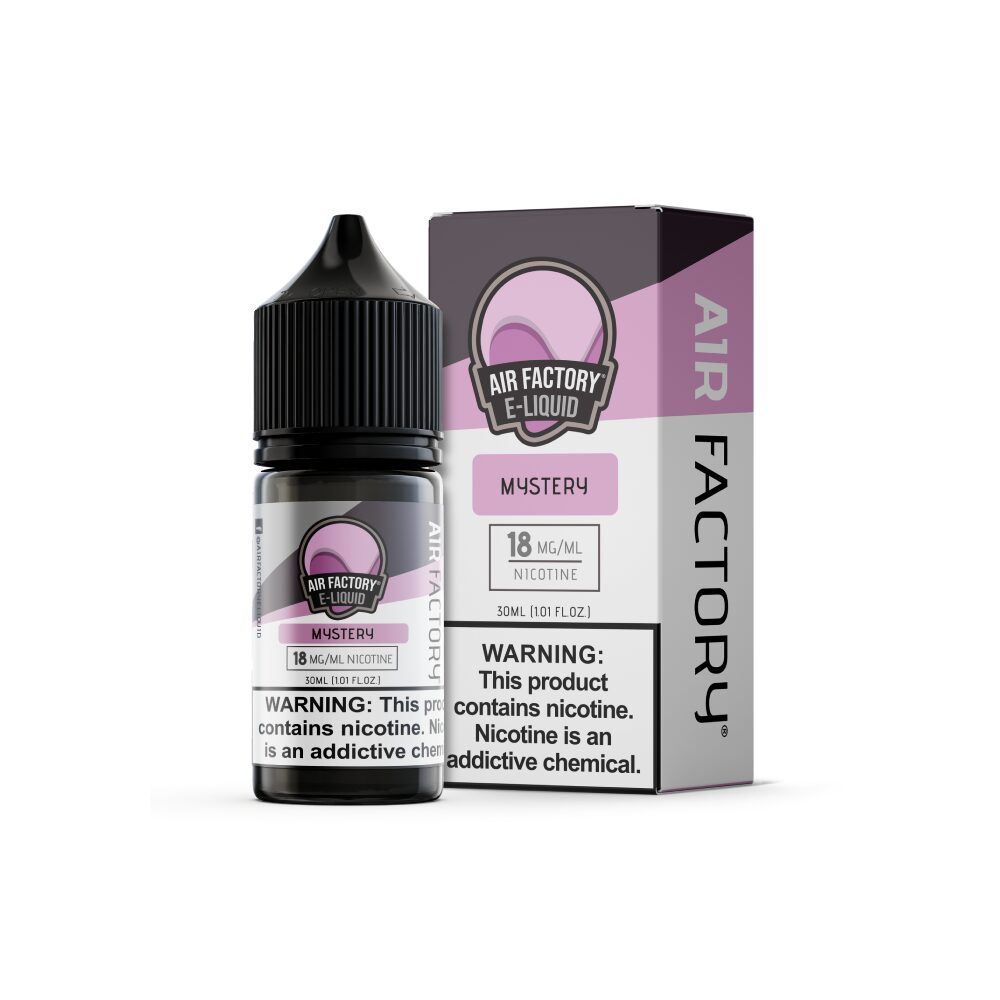 Air Factory Fruit - Mystery - 30mL Salts 18mg bottle with packaging
