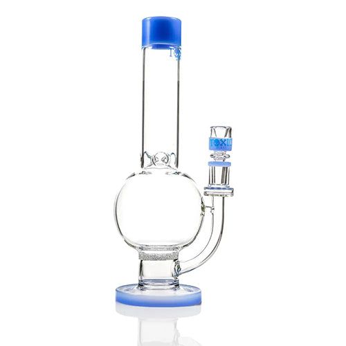 MKGlass TX87 Toxic Frit Perc Globe Water Pipe Kit jade blue