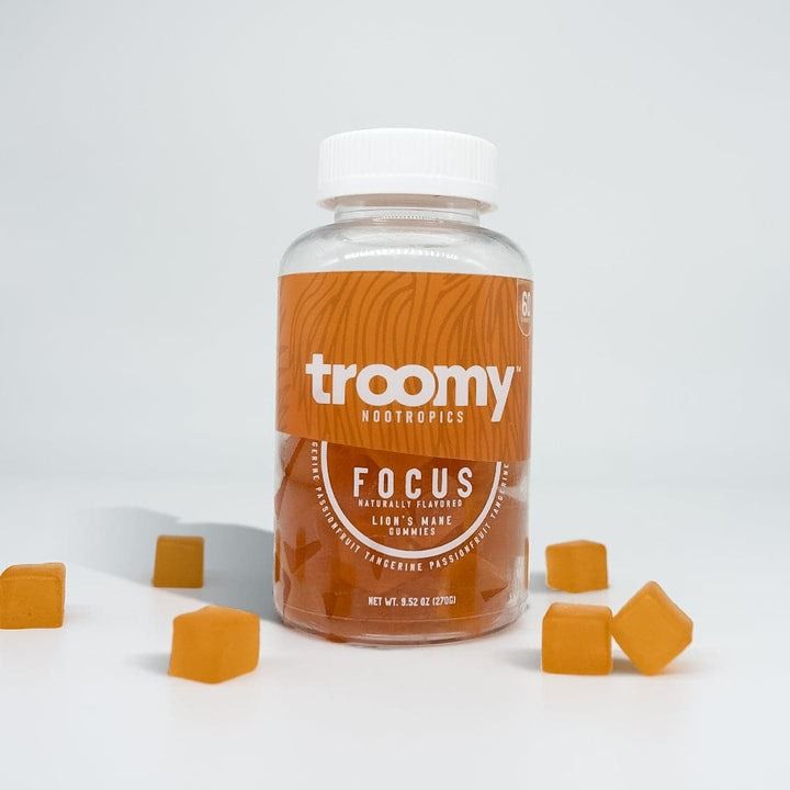 TROOMY NOOTROPICS Gummies 60ct Bottle Lion's Name Gummies